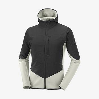 Salomon OUTLINE WARM HYBRID Miesten Huppari Aqua | FI-O2349