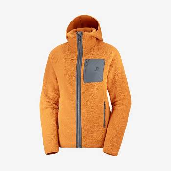 Salomon OUTLINE WARM TEDDY Naisten Huppari Oranssi | FI-W2190
