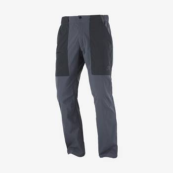 Salomon OUTRACK Miesten Housut Harmaat | FI-M1972