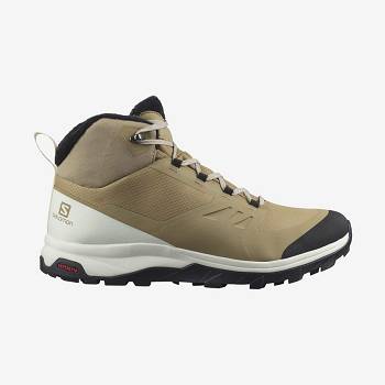 Salomon OUTSNAP CLIMASALOMON™ WATERPROOF Miesten Talvisaappaat Ruskea | FI-M1692