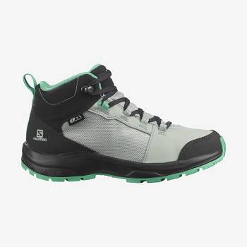 Salomon OUTWARD CLIMASALOMON™ WATERPROOF Lasten Vaelluskengät Minttu | FI-A1094