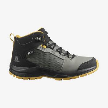 Salomon OUTWARD CLIMASALOMON™ WATERPROOF Lasten Vaelluskengät Oliivinvihreä | FI-W3560
