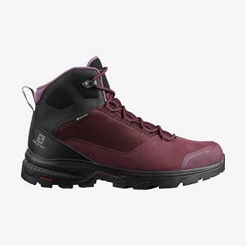 Salomon OUTWARD GORE-TEX Naisten Vedenpitävät Kengät Punainen | FI-L2299
