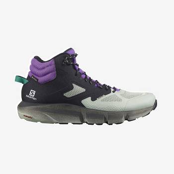Salomon PREDICT HIKE MID GORE-TEX Miesten Retkeilykengät Minttu Violetit | FI-W1060