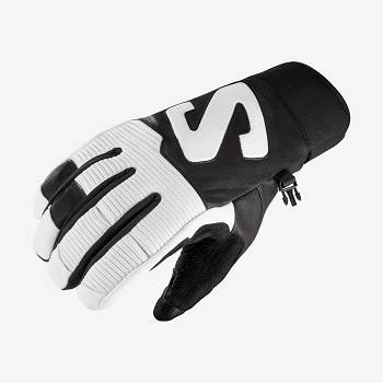 Salomon QST HERITAGE Miesten Käsineet Mustat Valkoinen | FI-L1319