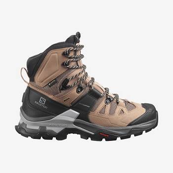 Salomon QUEST 4 GORE-TEX Naisten Vedenpitävät Kengät Ruskea | FI-A1773