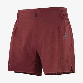 Salomon SENSE AERO 5'' Miesten Shortsit Punainen | FI-A1493
