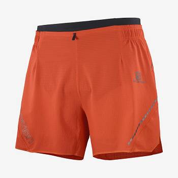 Salomon SENSE AERO 5'' Miesten Shortsit Oranssi | FI-O1021