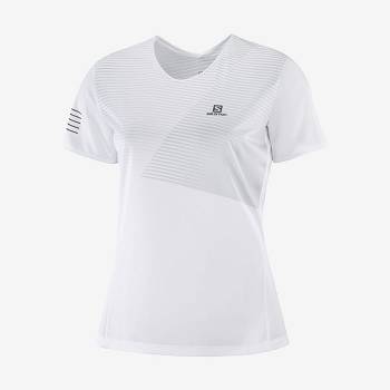Salomon SENSE Naisten T Paidat Valkoinen | FI-N1400
