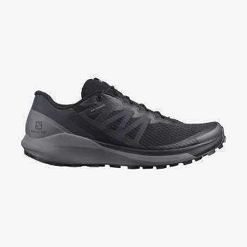 Salomon SENSE RIDE 4 Miesten Maastojuoksukengät Mustat Harmaat | FI-L2320
