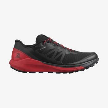 Salomon SENSE RIDE 4 Miesten Maastojuoksukengät Mustat Punainen | FI-W3860