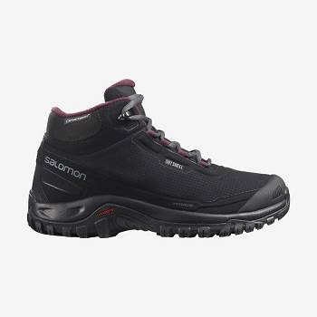 Salomon SHELTER CLIMASALOMON™ Naisten Vedenpitävät Talvikengät Mustat | FI-W3140