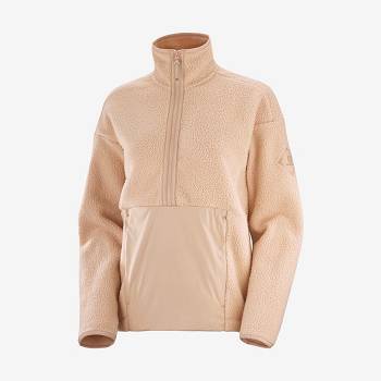 Salomon SNOWSHELTER TEDDY Naisten Huppari Pinkki | FI-N1834