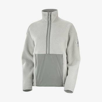 Salomon SNOWSHELTER TEDDY Naisten Huppari Vihreä | FI-N2121