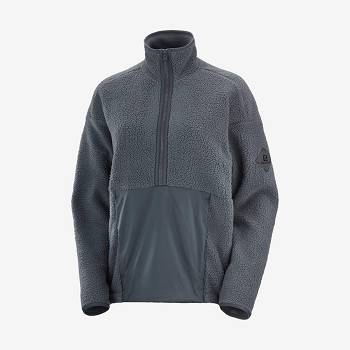 Salomon SNOWSHELTER TEDDY Naisten Huppari Mustat | FI-O1168