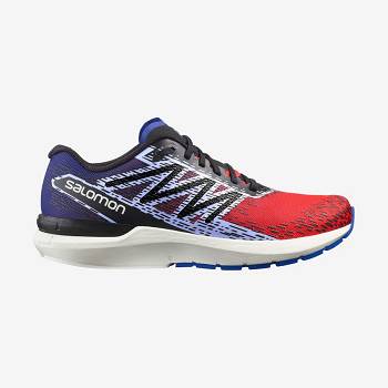 Salomon SONIC 5 BALANCE Miesten Juoksukengät Punainen Sininen | FI-M2098