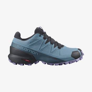 Salomon SPEEDCROSS 5 GORE-TEX Naisten Vedenpitävät Kengät Sininen | FI-O2267
