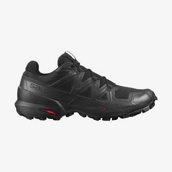 Salomon SPEEDCROSS 5 WIDE Miesten Maastojuoksukengät Mustat | FI-M1328