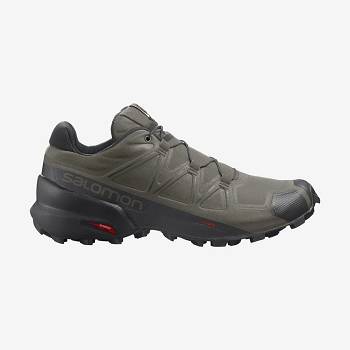 Salomon SPEEDCROSS 5 WIDE Miesten Maastojuoksukengät Oliivinvihreä | FI-O2022