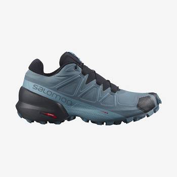 Salomon SPEEDCROSS 5 WIDE Naisten Maastojuoksukengät Sininen | FI-O2447