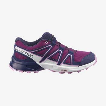 Salomon SPEEDCROSS Lasten Maastojuoksukengät Violetit Sininen | FI-M1300