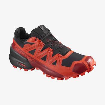 Salomon SPIKECROSS 5 GORE-TEX Naisten Maastojuoksukengät Mustat Punainen | FI-N1701