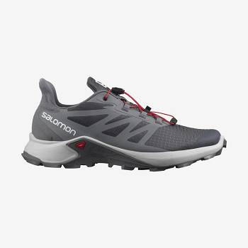 Salomon SUPERCROSS 3 Miesten Maastojuoksukengät Harmaat | FI-W1300