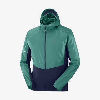 Salomon Takki AGILE WIND Miesten Hiihtotakit Mustat Vihreä | FI-L1851