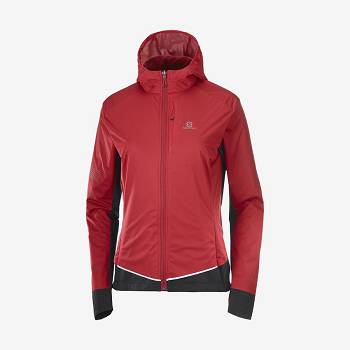 Salomon Takki LIGHT SHELL Naisten Hiihtotakit Punainen | FI-N2135
