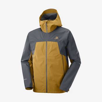 Salomon Takki OUTLINE GORE-TEX 2.5 LAYERS Miesten Hiihtotakit Keltainen | FI-A1353