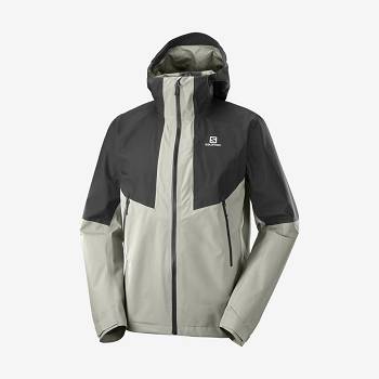 Salomon Takki OUTLINE GORE-TEX HYBRID Miesten Hiihtotakit Mustat Harmaat | FI-A1031