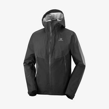 Salomon Takki OUTLINE GORE-TEX HYBRID Miesten Hiihtotakit Mustat | FI-A1962