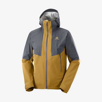 Salomon Takki OUTLINE GORE-TEX HYBRID Miesten Hiihtotakit Harmaat | FI-S2192