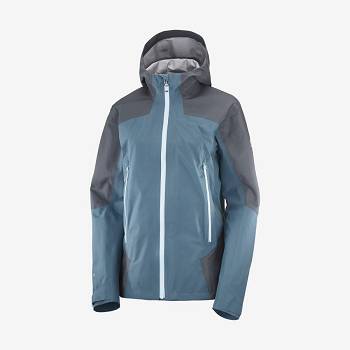 Salomon Takki OUTLINE GORE-TEX HYBRID Naisten Hiihtotakit Sininen | FI-O2582