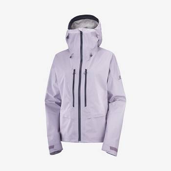 Salomon Takki OUTPEAK GORE-TEX 3L Naisten Hiihtotakit Violetit | FI-A1675