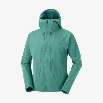 Salomon Takki OUTPEAK SOFTSHELL Miesten Hiihtotakit Vihreä | FI-L2061