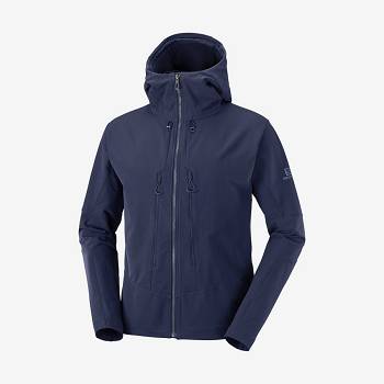 Salomon Takki OUTPEAK SOFTSHELL Miesten Hiihtotakit Laivastonsininen | FI-O1196