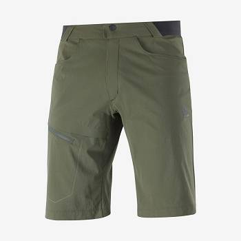 Salomon WAYFARER Miesten Shortsit Oliivinvihreä | FI-W1170