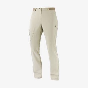 Salomon WAYFARER Naisten Housut Beige | FI-S1618