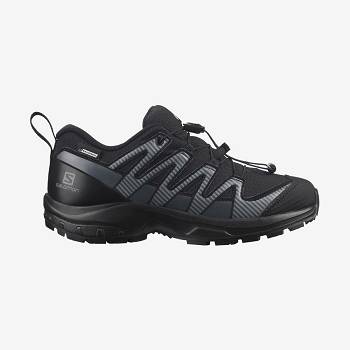 Salomon XA PRO V8 CLIMASALOMON™ WATERPROOF Lasten Maastojuoksukengät Mustat | FI-O1712