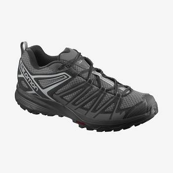 Salomon X CREST Miesten Vaelluskengät Harmaat Mustat | FI-M2231