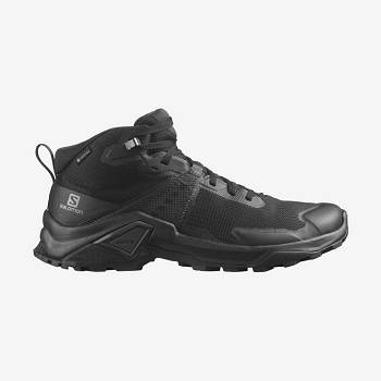 Salomon X RAISE 2 MID GORE-TEX Miesten Retkeilykengät Harmaat Mustat | FI-S1534