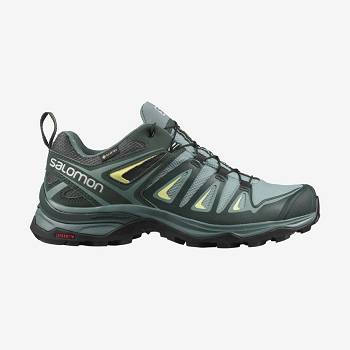 Salomon X ULTRA 3 GORE-TEX Naisten Vaelluskengät Vihreä | FI-S1849