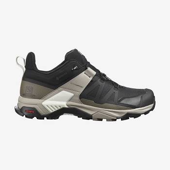 Salomon X ULTRA 4 GORE-TEX Miesten Vedenpitävät Kengät Harmaat Mustat Vihreä | FI-W2260