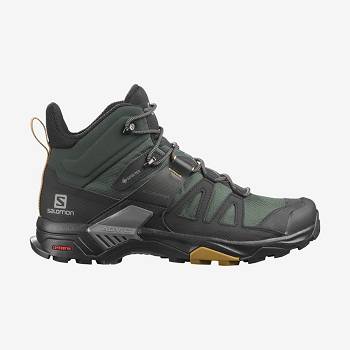 Salomon X ULTRA 4 MID GORE-TEX Miesten Retkeilykengät Vihreä Mustat | FI-A2186