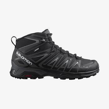 Salomon X ULTRA PIONEER MID CLIMASALOMON™ WATERPROOF Miesten Retkeilykengät Harmaat Mustat | FI-S1268