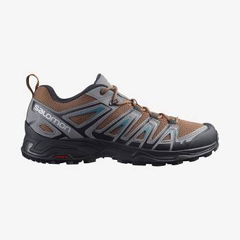 Salomon X ULTRA PIONEER Miesten Vaelluskengät Harmaat Ruskea | FI-O2260